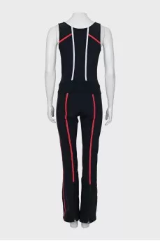 Sleeveless ski overalls
