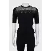 Fitted wool T-shirt