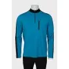 Men's two-tone long sleeve with zipper