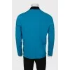 Men's two-tone long sleeve with zipper
