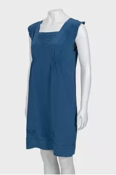 Sleeveless silk dress with tag