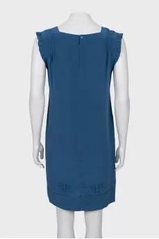 Sleeveless silk dress with tag