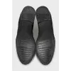 Black leather Chelsea boots