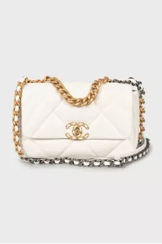 White bag 19 Flap Bag