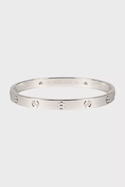 Gold bracelet Love