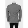Men's checkered wool jacket