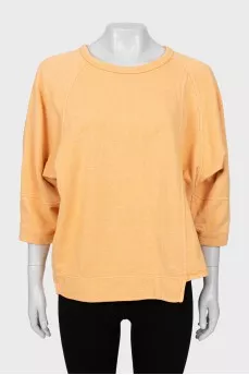 Yellow oversized sweatshirt