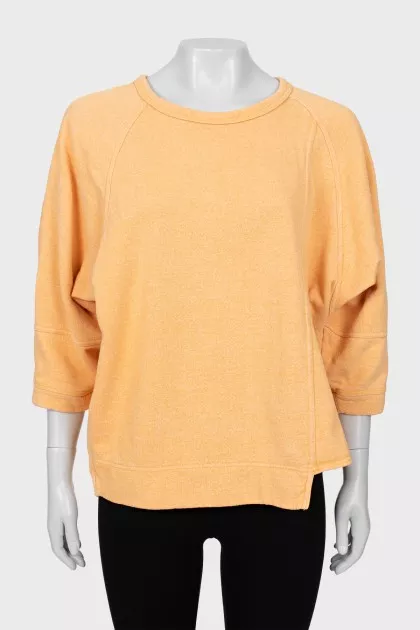 Yellow oversized sweatshirt