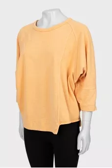 Yellow oversized sweatshirt