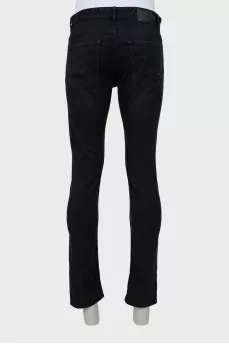 Чоловічі чорні джинси slim fit