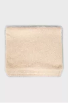 Beige alpaca scarf