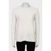 Milk cashmere sweater
