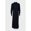 High neck maxi dress