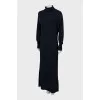 High neck maxi dress