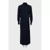 High neck maxi dress