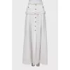 A-line maxi skirt with tag