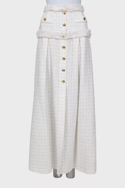 A-line maxi skirt with tag