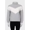 Cashmere turtleneck sweater