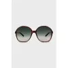 Gradient logo sunglasses