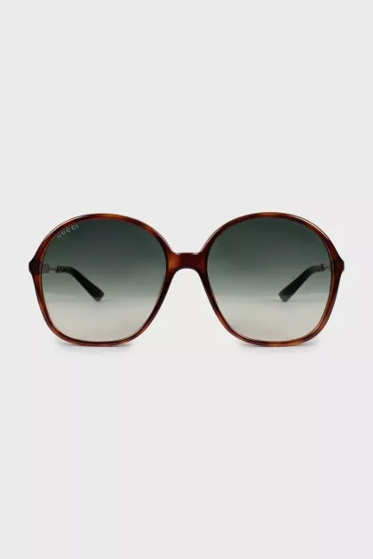 Gradient logo sunglasses