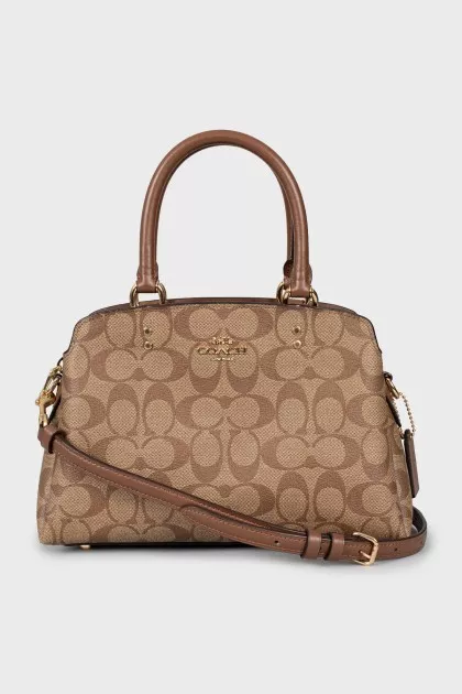 Crossbody bag in signature print