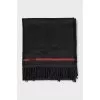 Black wool scarf