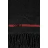 Black wool scarf