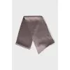 Gray silk scarf