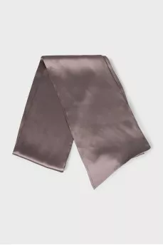 Gray silk scarf