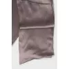 Gray silk scarf
