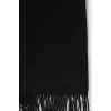 Black cashmere scarf