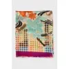 Cashmere scarf in floral print