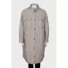 Long jacket with pockets