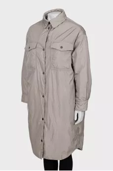 Long jacket with pockets