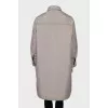 Long jacket with pockets