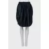 Combined skirt with drapery