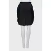 Combined skirt with drapery