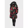 Reversible oversized down jacket