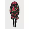 Reversible oversized down jacket