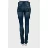 Mid-rise skinny jeans