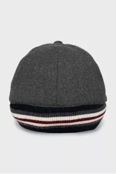 Men's cap with elastic band