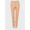 Wool trousers with arrows