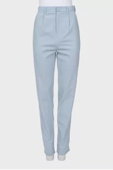 Light blue tapered trousers