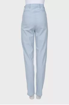 Light blue tapered trousers