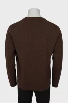 Men's brown sweater with tag