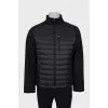 Men's black jacket with zipper