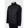 Men's black jacket with zipper