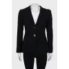 Black fitted jacket