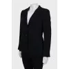 Black fitted jacket