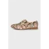 Snakeskin Oxfords